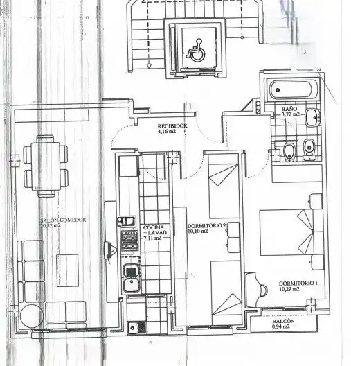 Piso en venta en La Roda con Calefacción, Trastero y Balcón