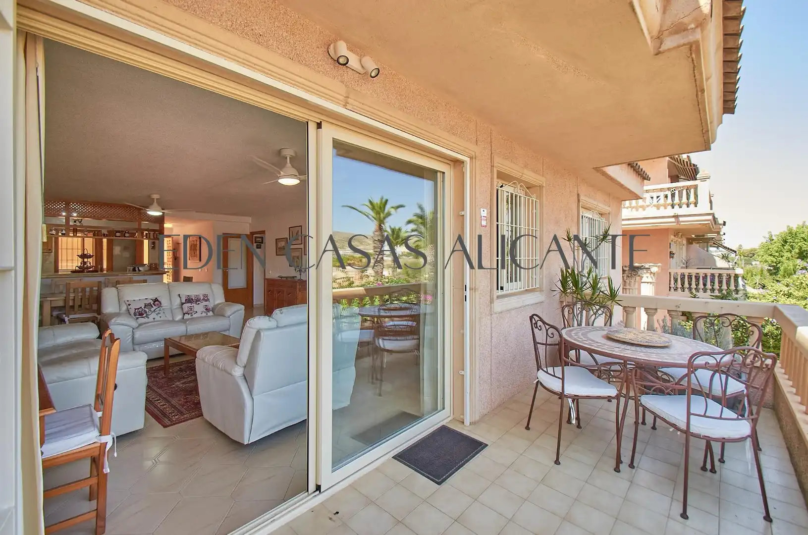 Terrace of Flat for sale in El Campello  with Air Conditioner, Heating and Private garden