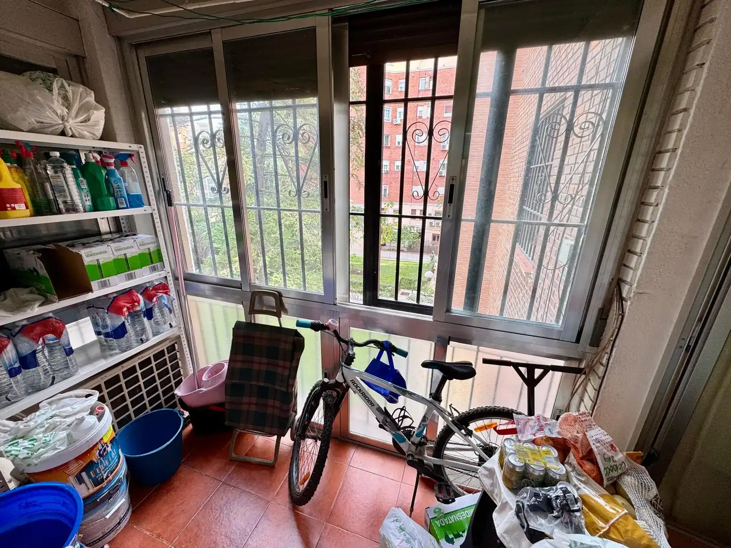 Balcony of Flat for sale in Madrid  with Air Conditioner, Heating and Terrace