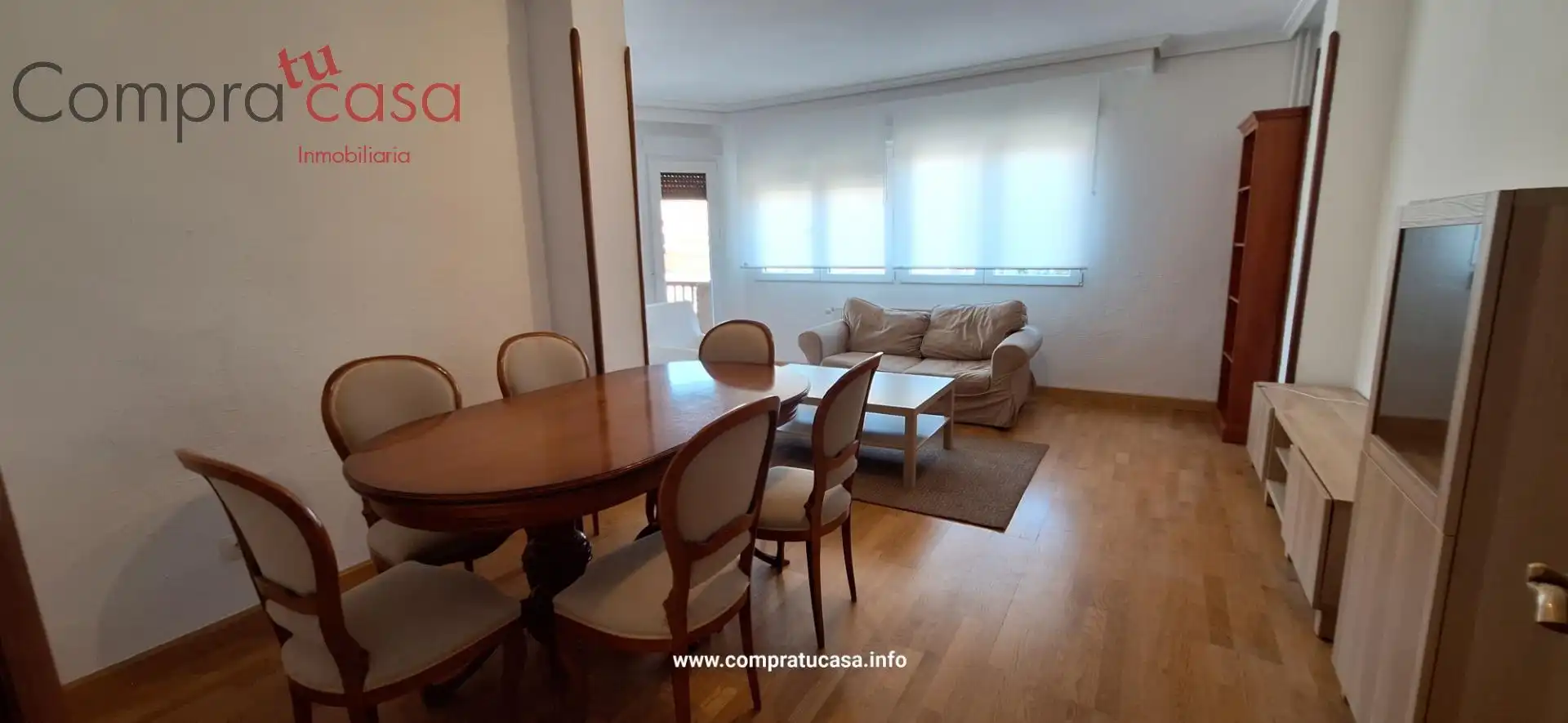 Comedor de Piso de alquiler en Segovia con Calefacción, Terraza y Amueblado