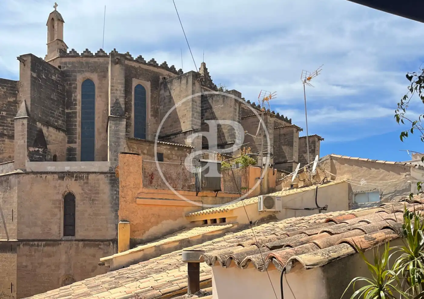 Vista exterior de Pis de lloguer en  Palma de Mallorca amb Aire condicionat, Calefacció i Terrassa