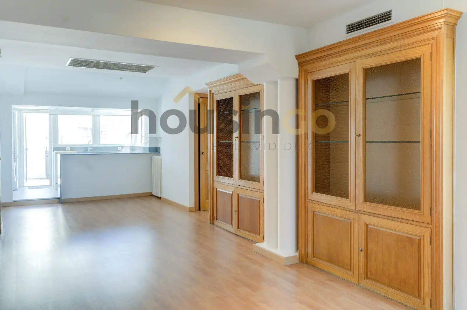 Wohnzimmer von Dachboden zur Miete in Madrid mit Klimaanlage und Terrasse