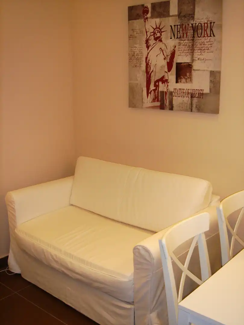 Dormitori de Apartament de lloguer en Barcelona amb Aire condicionat, Calefacció i Moblat