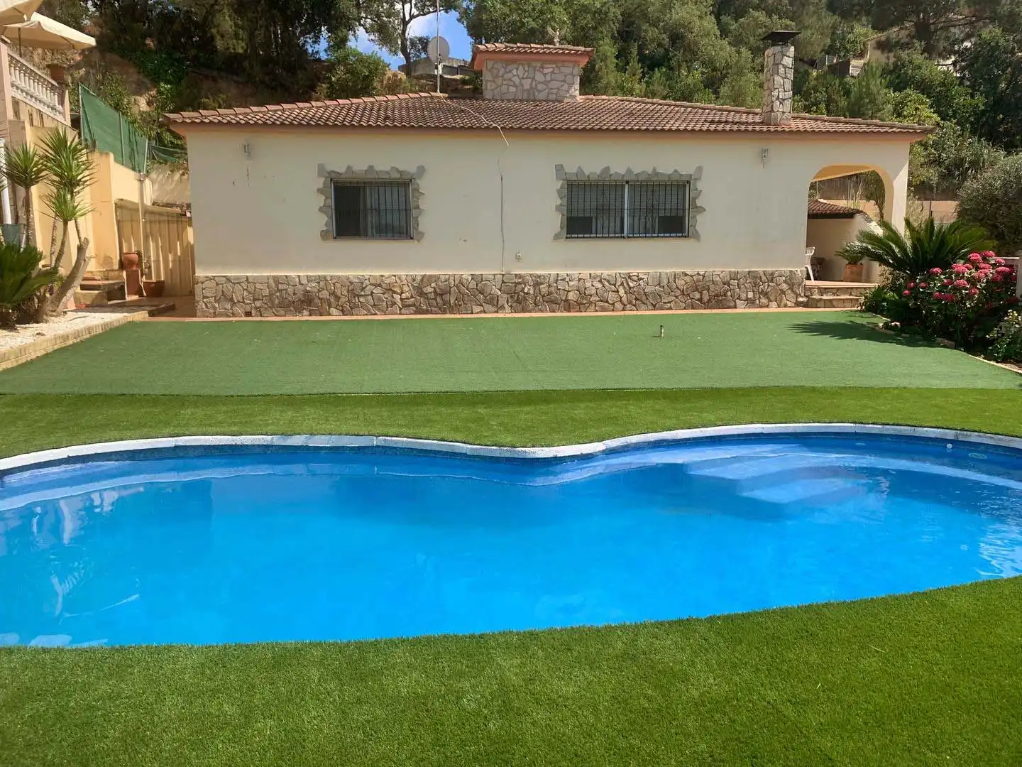 Piscina de Casa o xalet en venda en Lloret de Mar amb Calefacció, Terrassa i Piscina