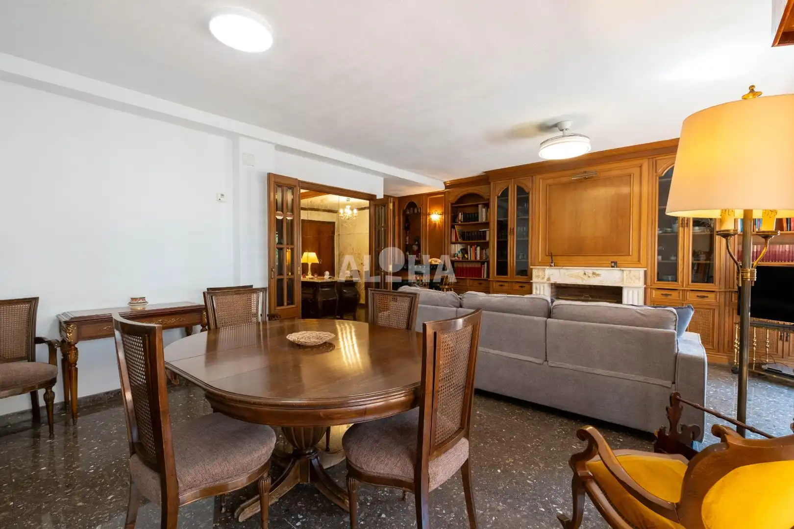 Comedor de Piso de alquiler en Valencia con Calefacción, Amueblado y Balcón