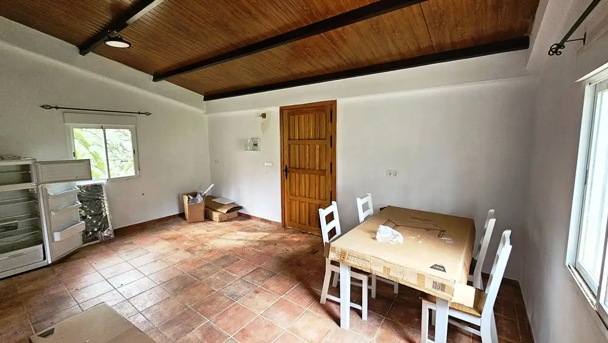 Comedor de Finca rústica en venta en Santa Ana la Real con Calefacción, Jardín privado y Terraza