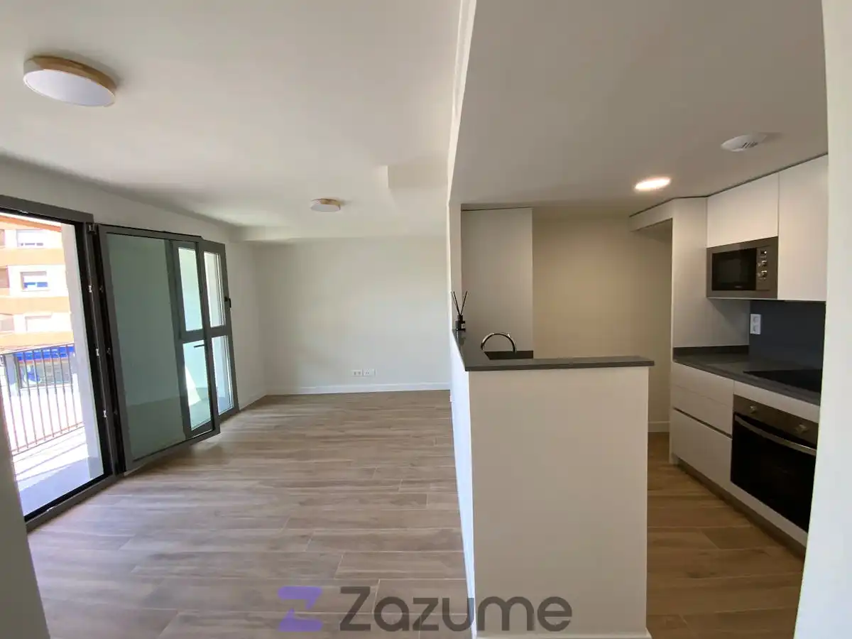 Kitchen of Flat for rent in Valencia  with Air Conditioner, Heating and Private garden