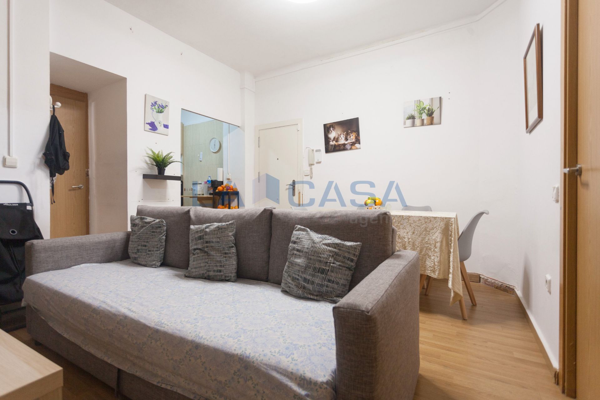 Wohnzimmer von Erdgeschoss zum Verkauf in L'Hospitalet de Llobregat mit Möbliert