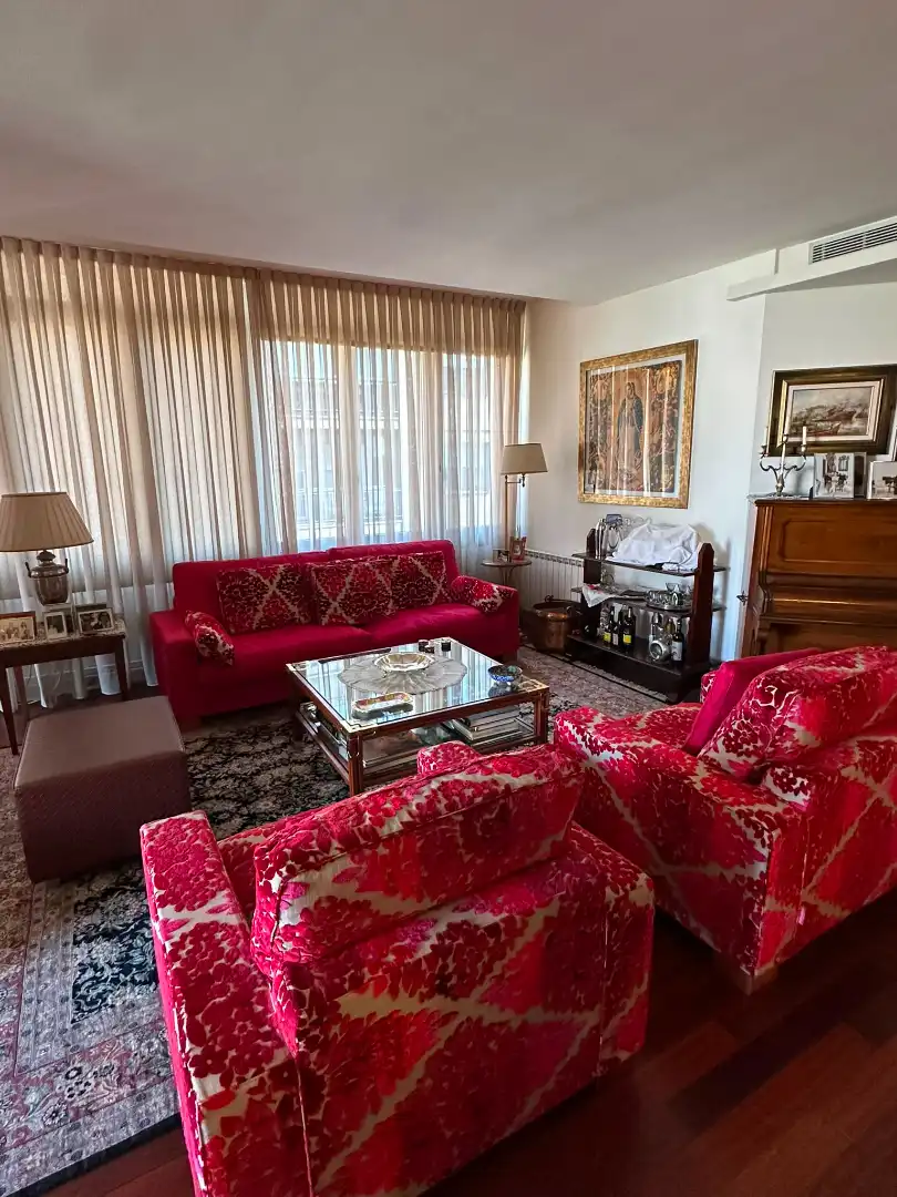 Sala de estar de Piso en venta en Barcelona con Aire acondicionado, Parquet y Terraza
