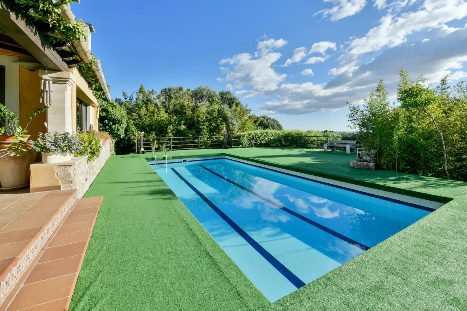 Piscina de Finca rústica en venta en Inca con Aire acondicionado, Jardín privado y Terraza
