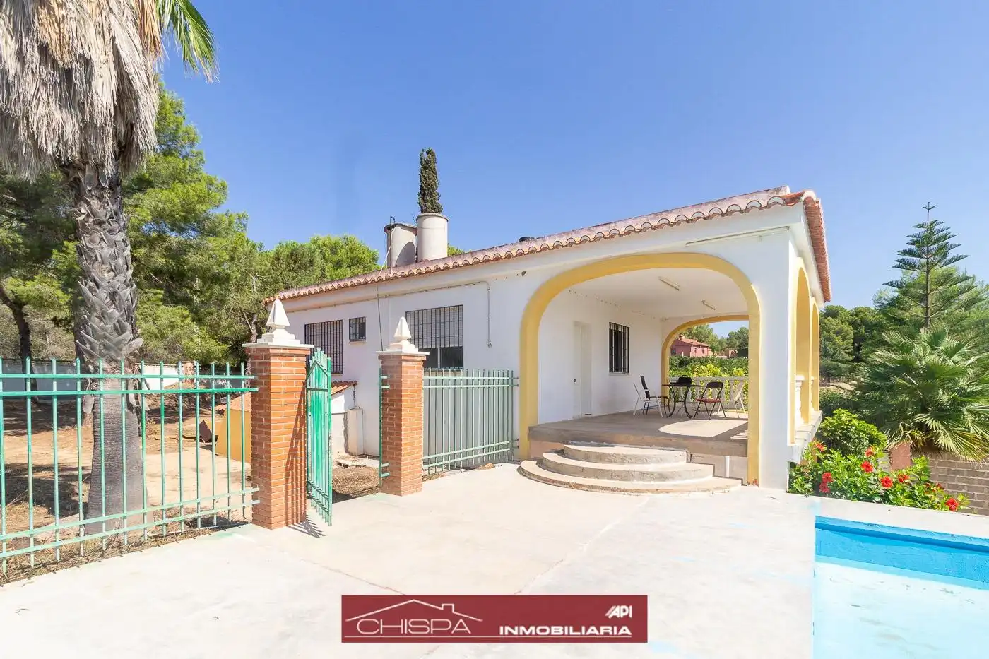 Vista exterior de Casa o chalet en venta en Náquera con Aire acondicionado, Jardín privado y Terraza