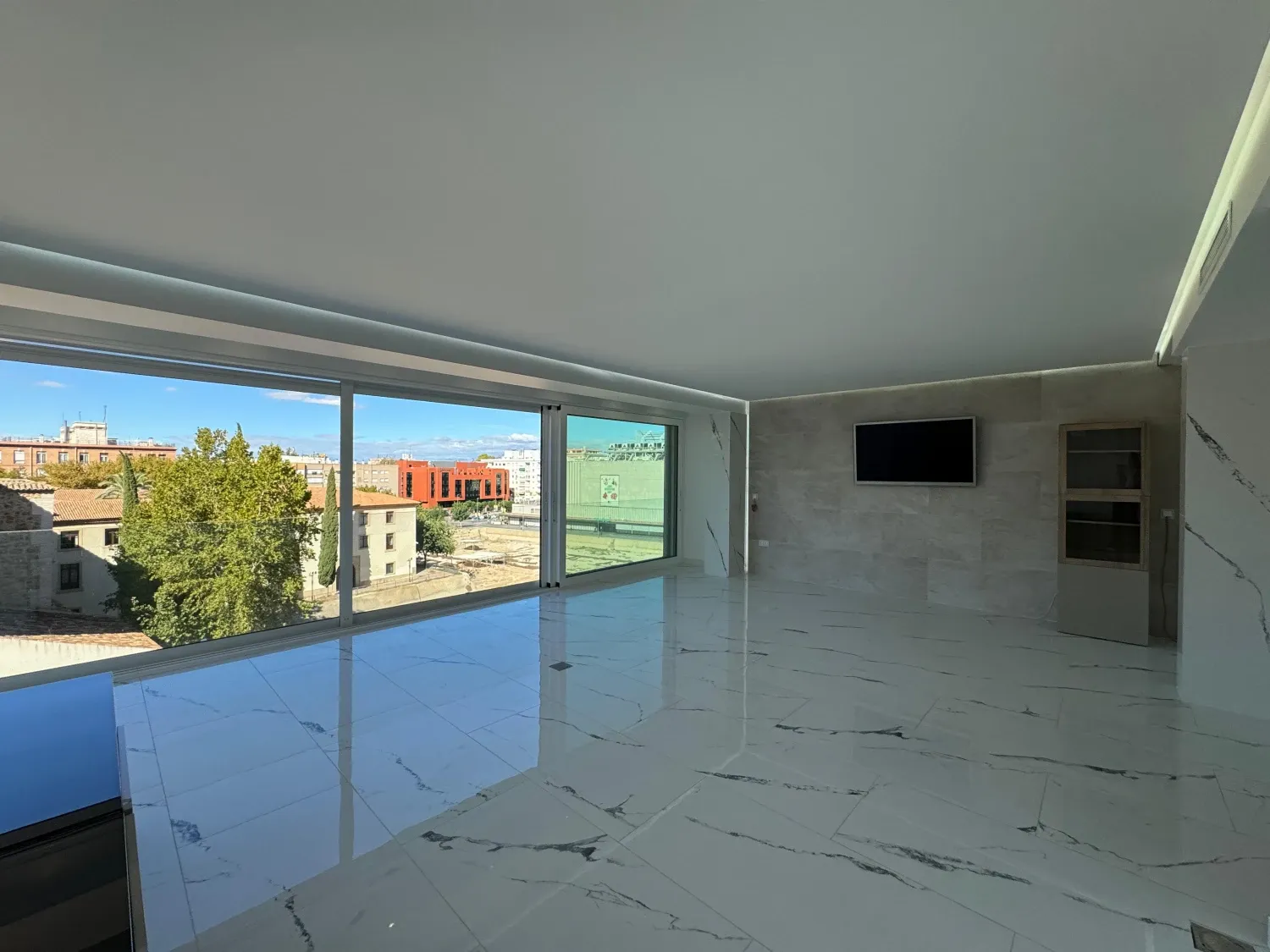 Sala d'estar de Pis de lloguer en  Murcia Capital amb Aire condicionat, Calefacció i Moblat