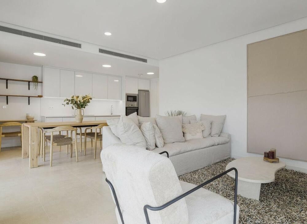 Living room of Planta baja to rent in Estepona  with Air Conditioner, Terrace and Storage room