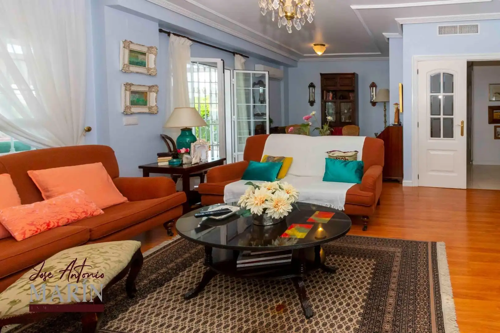 Sala de estar de Casa o chalet en venta en Badajoz con Aire acondicionado, Calefacción y Jardín privado