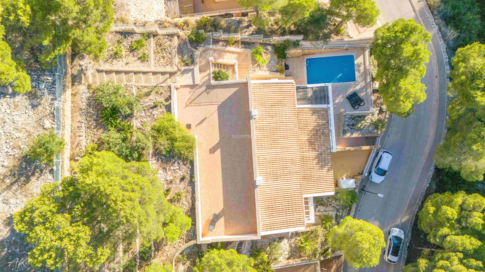 Vista exterior de Casa o chalet en venta en Altea con Aire acondicionado, Calefacción y Jardín privado