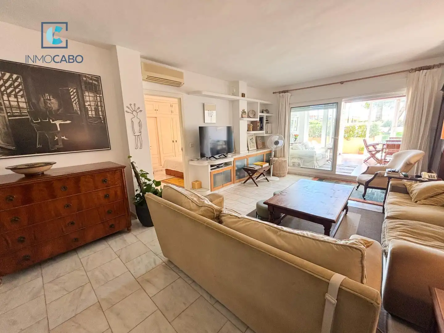 Wohnzimmer von Erdgeschoss zum Verkauf in Cartagena mit Heizung, Privatgarten und Terrasse