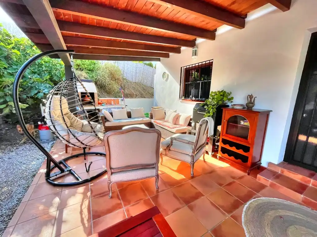 Terrace of Country homes for sale in El Borge  with Air Conditioner, Private garden and Swimming Pool