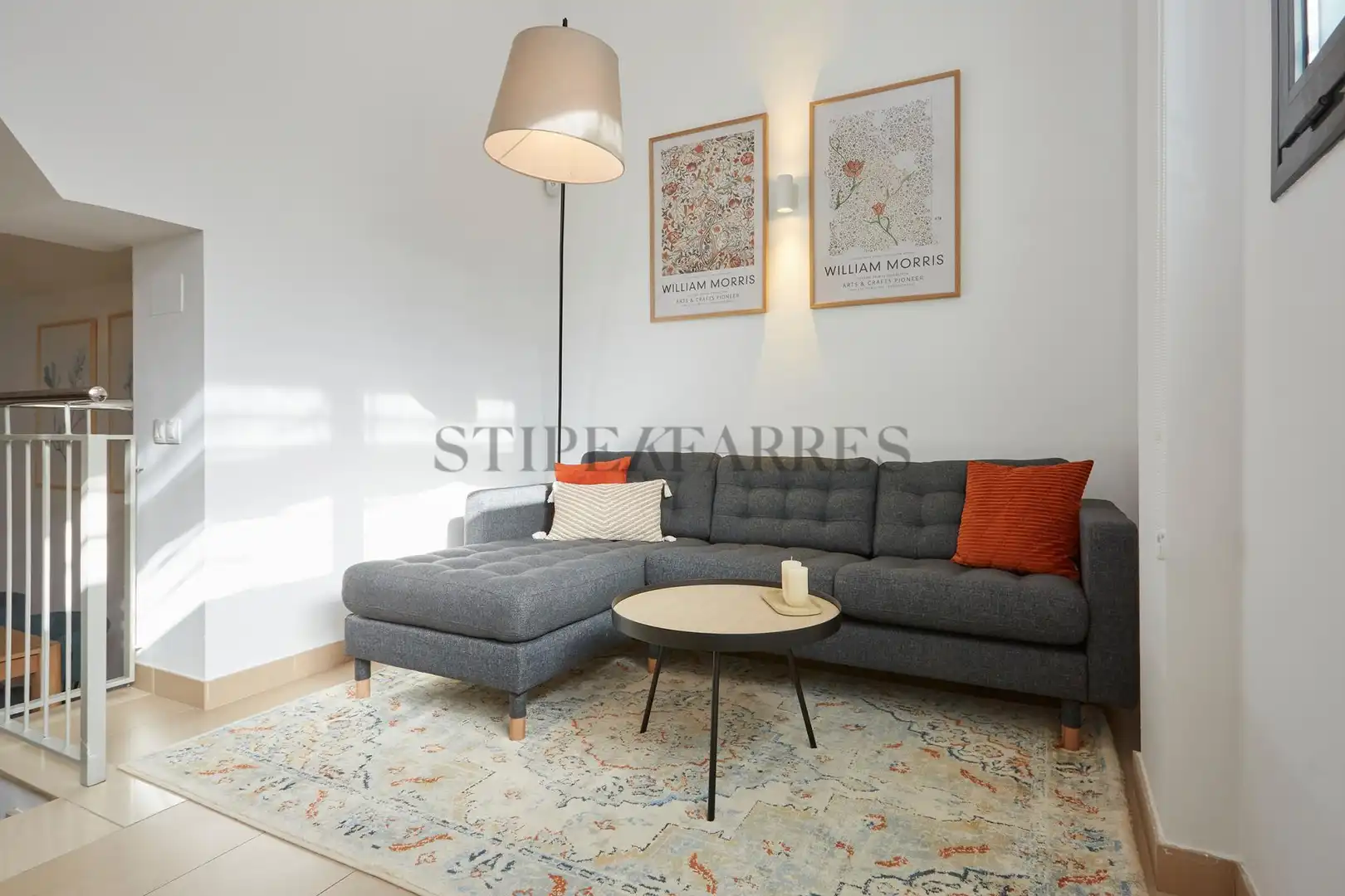 Sala de estar de Dúplex en venta en Barcelona con Aire acondicionado, Calefacción y Balcón