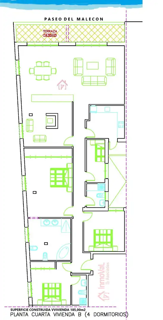 Wohnung mit Aufzug zum Verkauf in Puerto de Garrucha, imagen 15