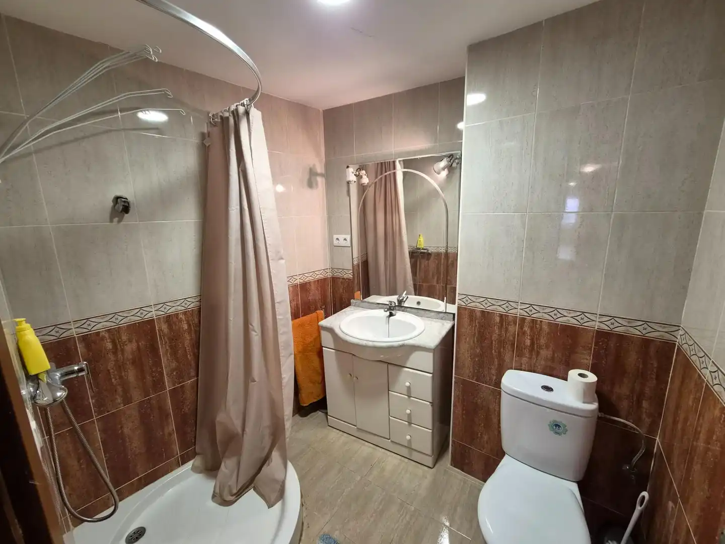 Badezimmer von Wohnung zur Miete in Moncada mit Möbliert und Balkon