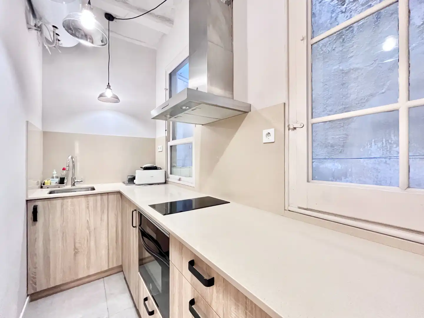 Cocina de Piso en venta en Barcelona con Aire acondicionado, Parquet y Amueblado