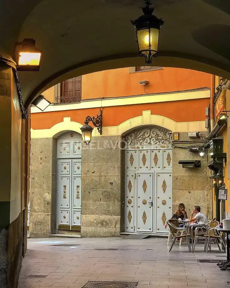 Exterior view of Flat for sale in Madrid  with Air Conditioner, Heating and Parquet flooring