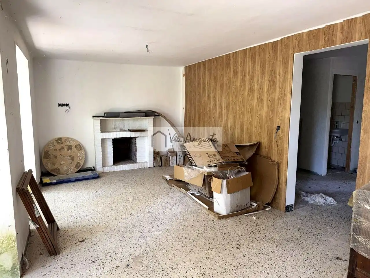 Sala d'estar de Casa o xalet en venda en Alfara de Carles amb Jardí privat, Terrassa i Balcó