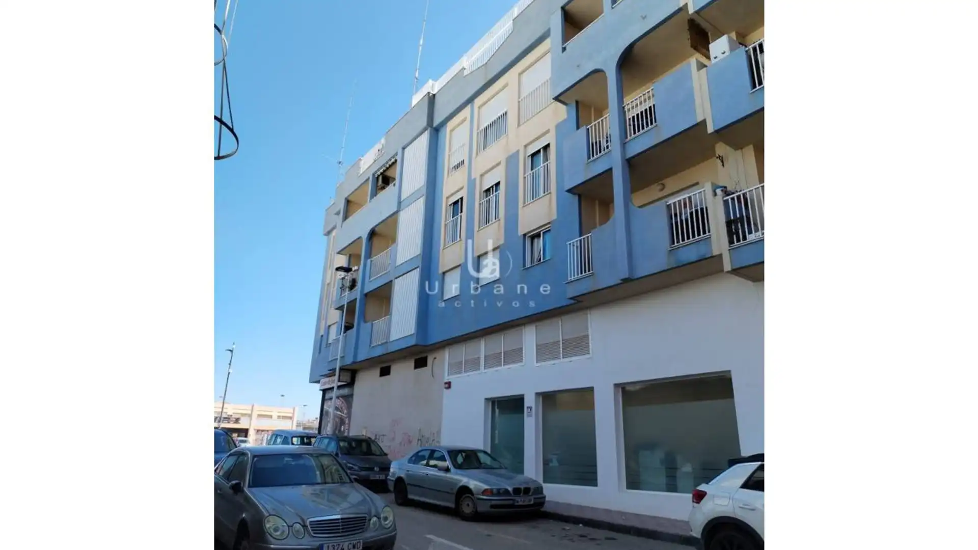 Vista exterior de Piso en venta en Mazarrón
