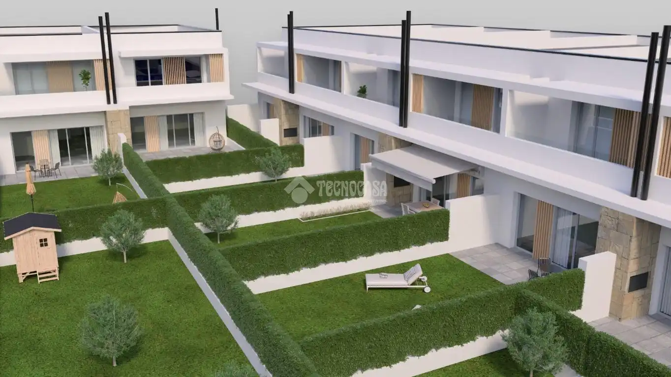 Jardín de Casa o chalet en venta en Villanueva de Gállego con Aire acondicionado, Calefacción y Jardín privado