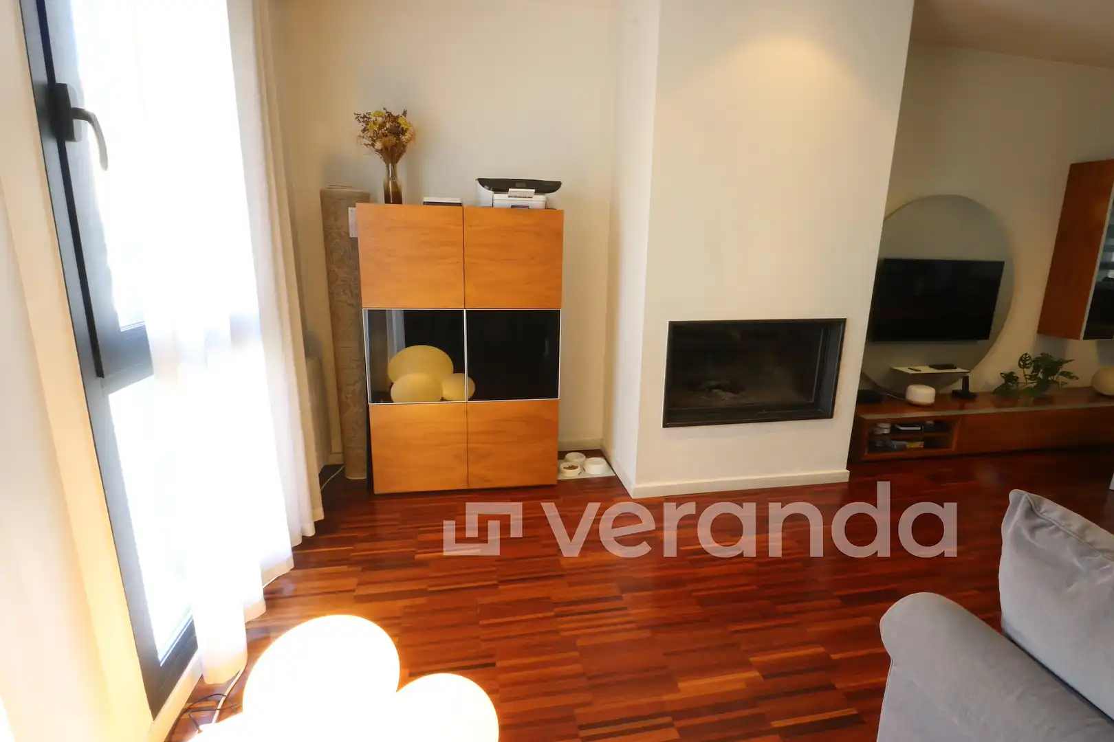 Sala d'estar de Casa adosada en venda en Ripollet amb Aire condicionat, Calefacció i Parquet