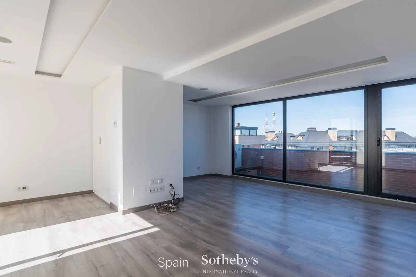 Sala de estar de Dúplex en venta en Pozuelo de Alarcón con Aire acondicionado, Calefacción y Terraza