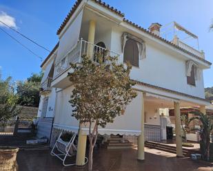 Exterior view of House or chalet for sale in Málaga Capital  with Air Conditioner, Heating and Private garden