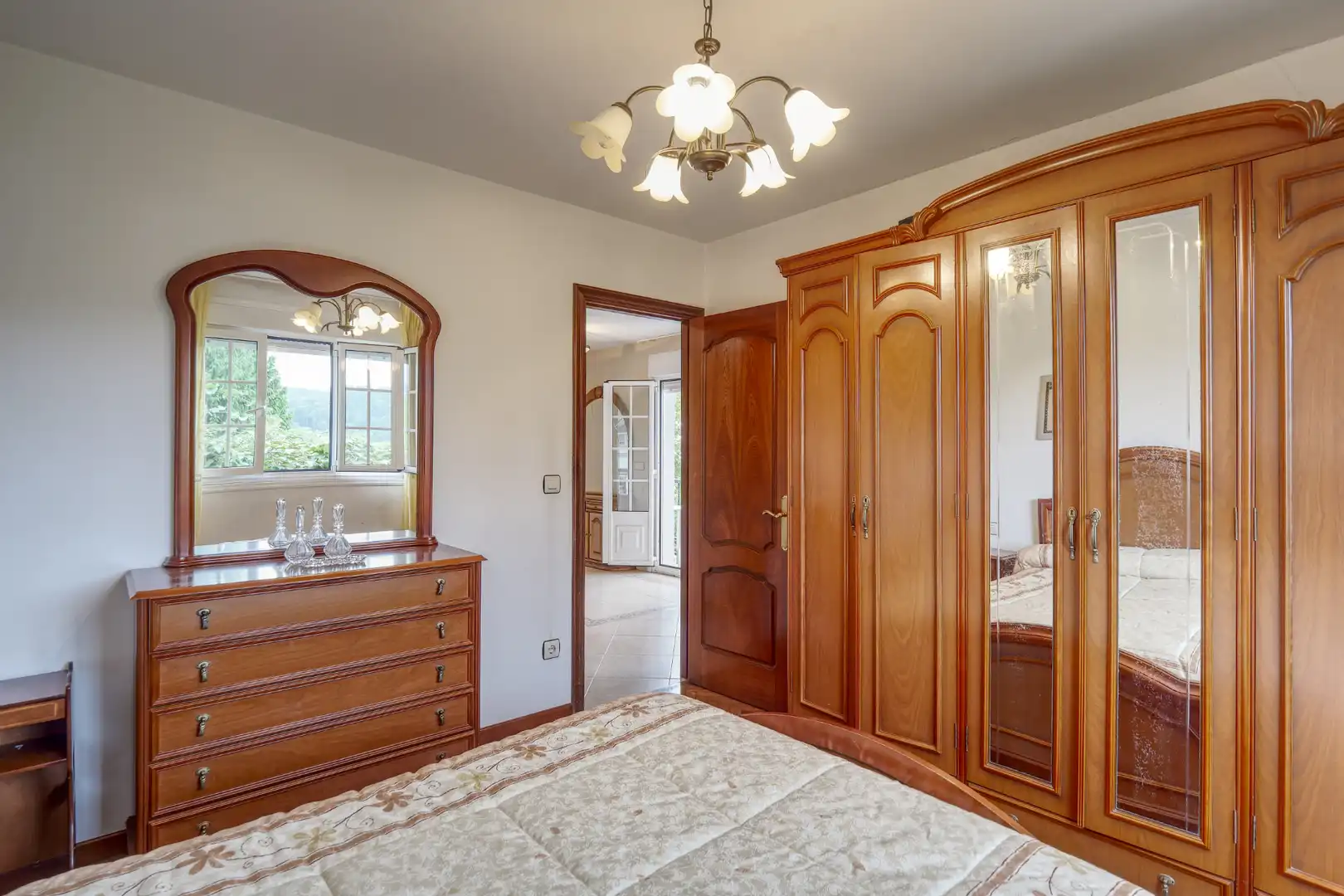 Bedroom of Houses for sale in Abegondo  with Heating, Private garden and Parquet flooring