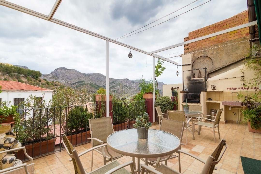 Terrace of Single-family semi-detached for sale in La Vall de Laguar  with Air Conditioner, Terrace and Storage room
