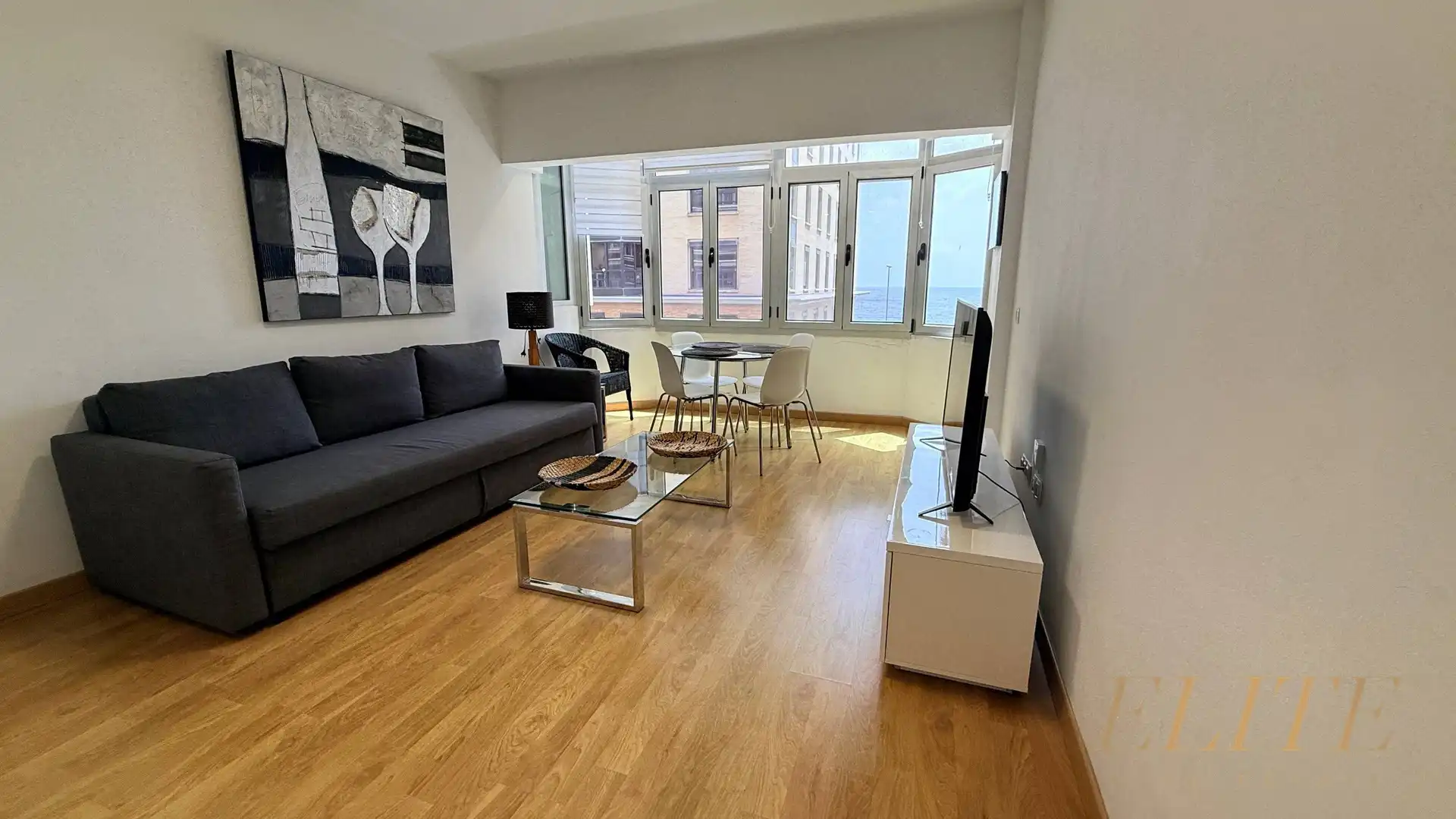 Sala d'estar de Apartament de lloguer en Las Palmas de Gran Canaria