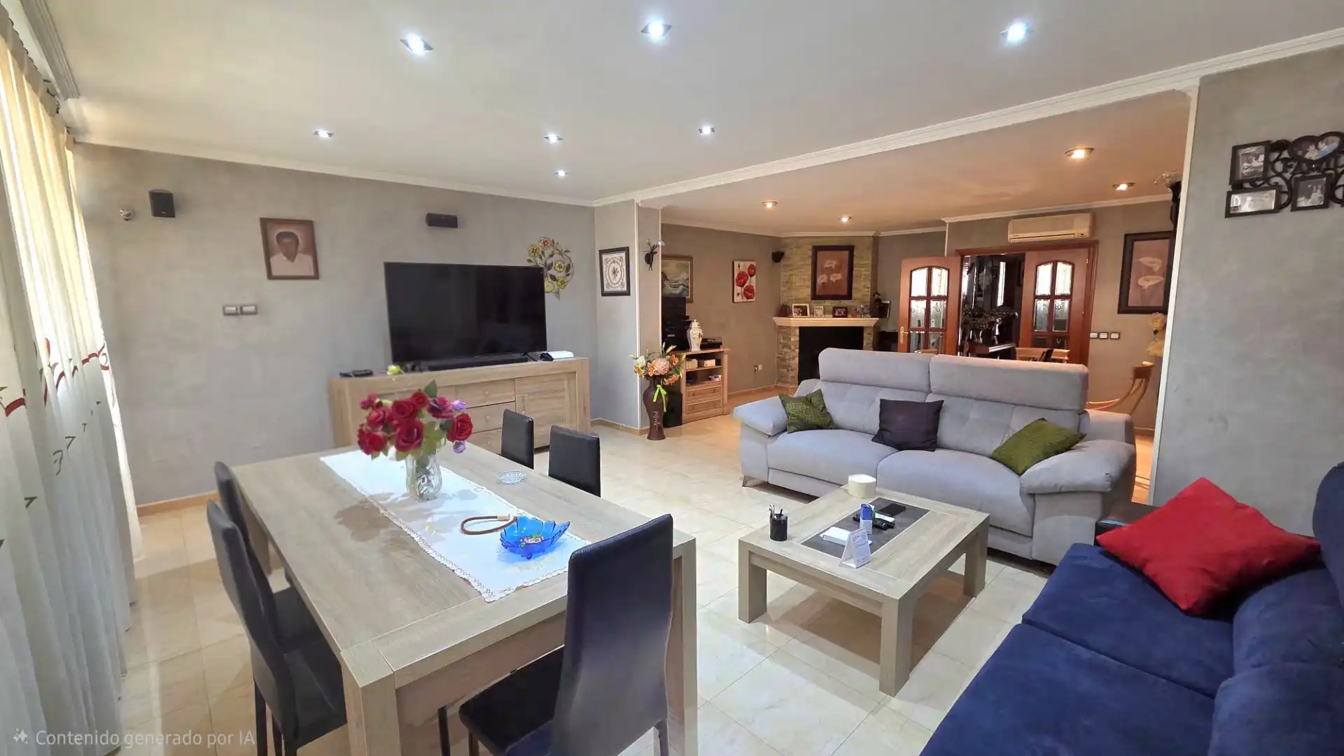 Sala d'estar de Casa o xalet en venda en Parla amb Aire condicionat, Calefacció i Jardí privat
