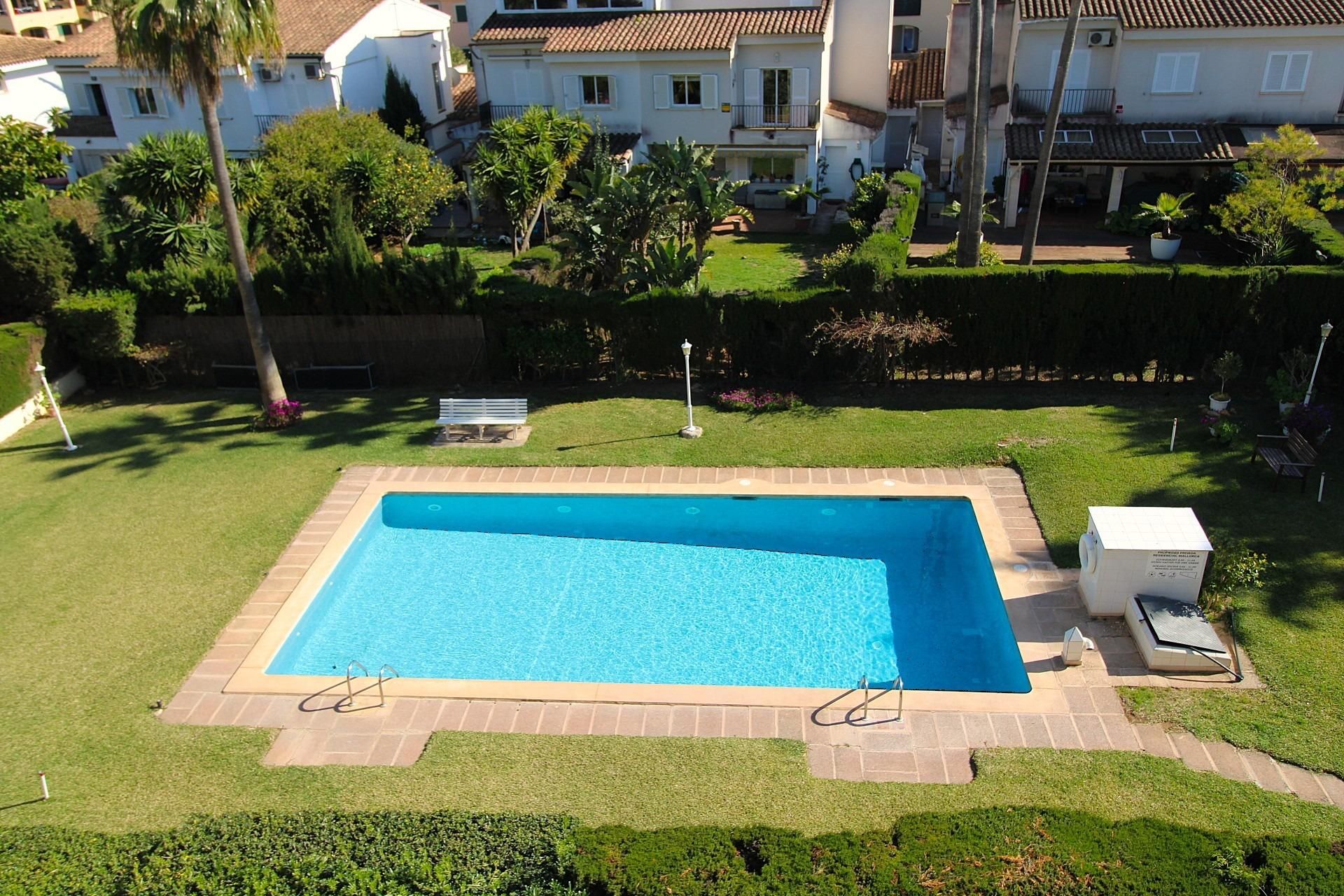 Swimming pool of Attic for sale in Llucmajor  with Parquet flooring, Terrace and Community pool