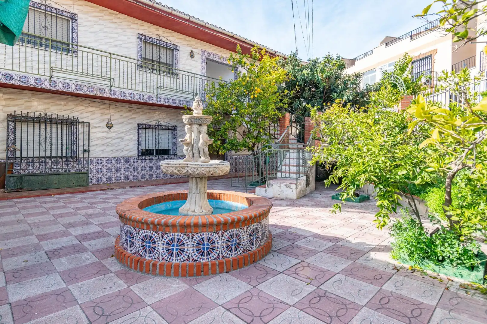 Vista exterior de Casa o chalet en venta en Vegas del Genil con Calefacción, Jardín privado y Terraza