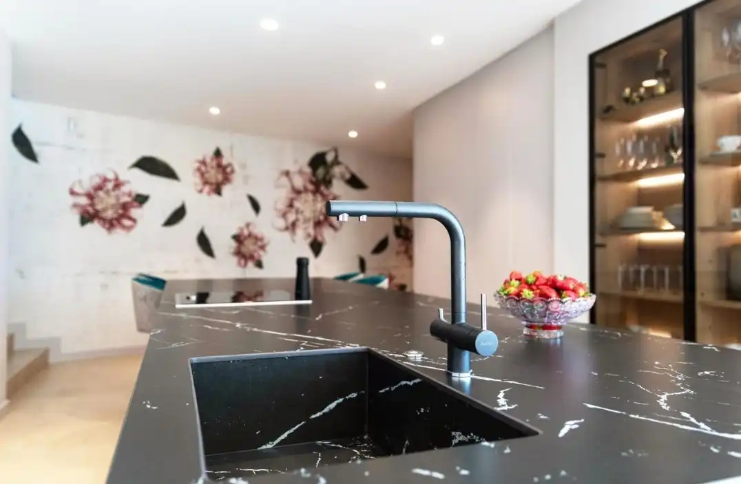 Cocina de Casa o chalet de alquiler en Castell d'Aro, Platja d'Aro i s'Agaró con Aire acondicionado, Calefacción y Jardín privado