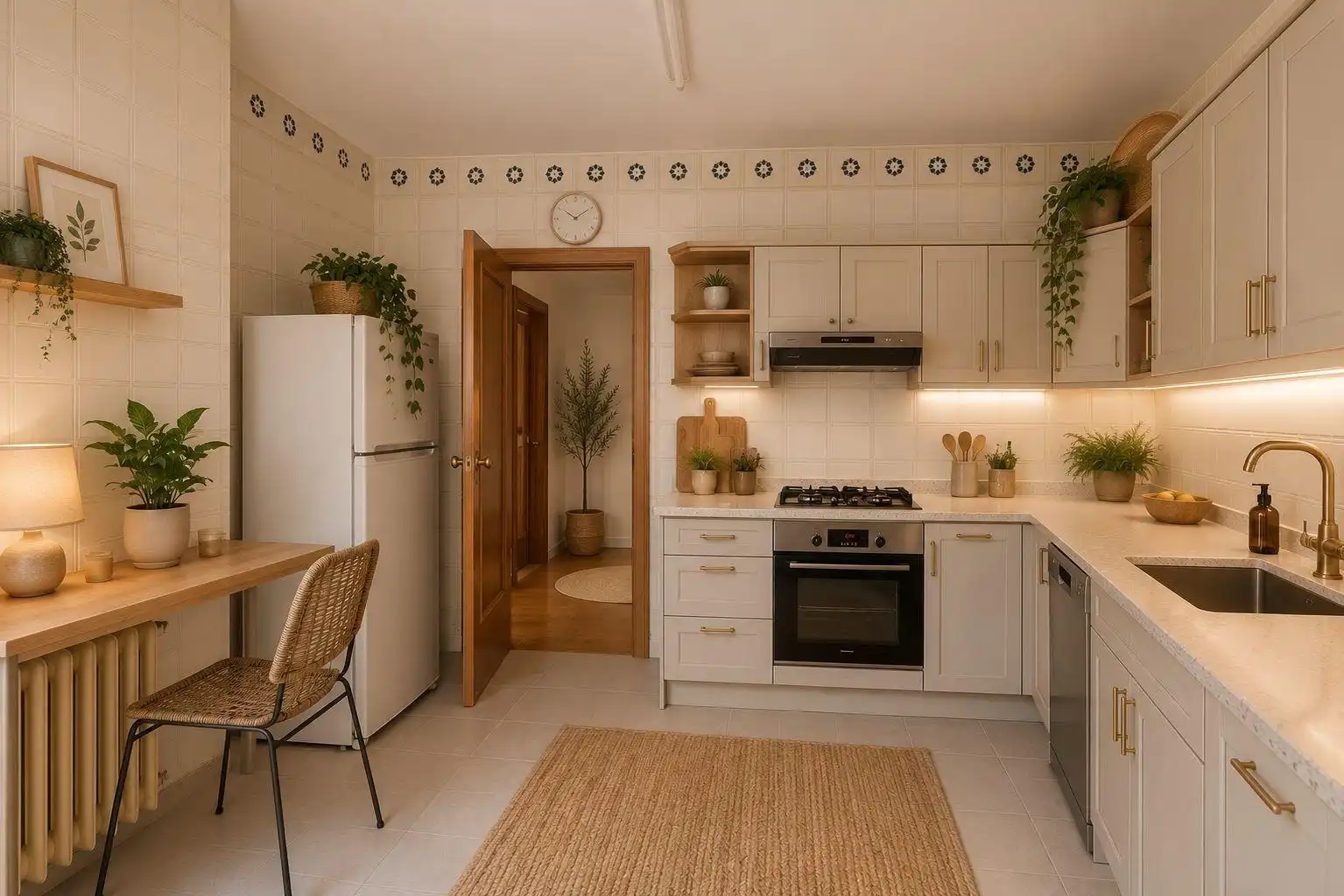 Küche von Wohnung zum Verkauf in Granada mit Heizung, Terrasse und Balkon