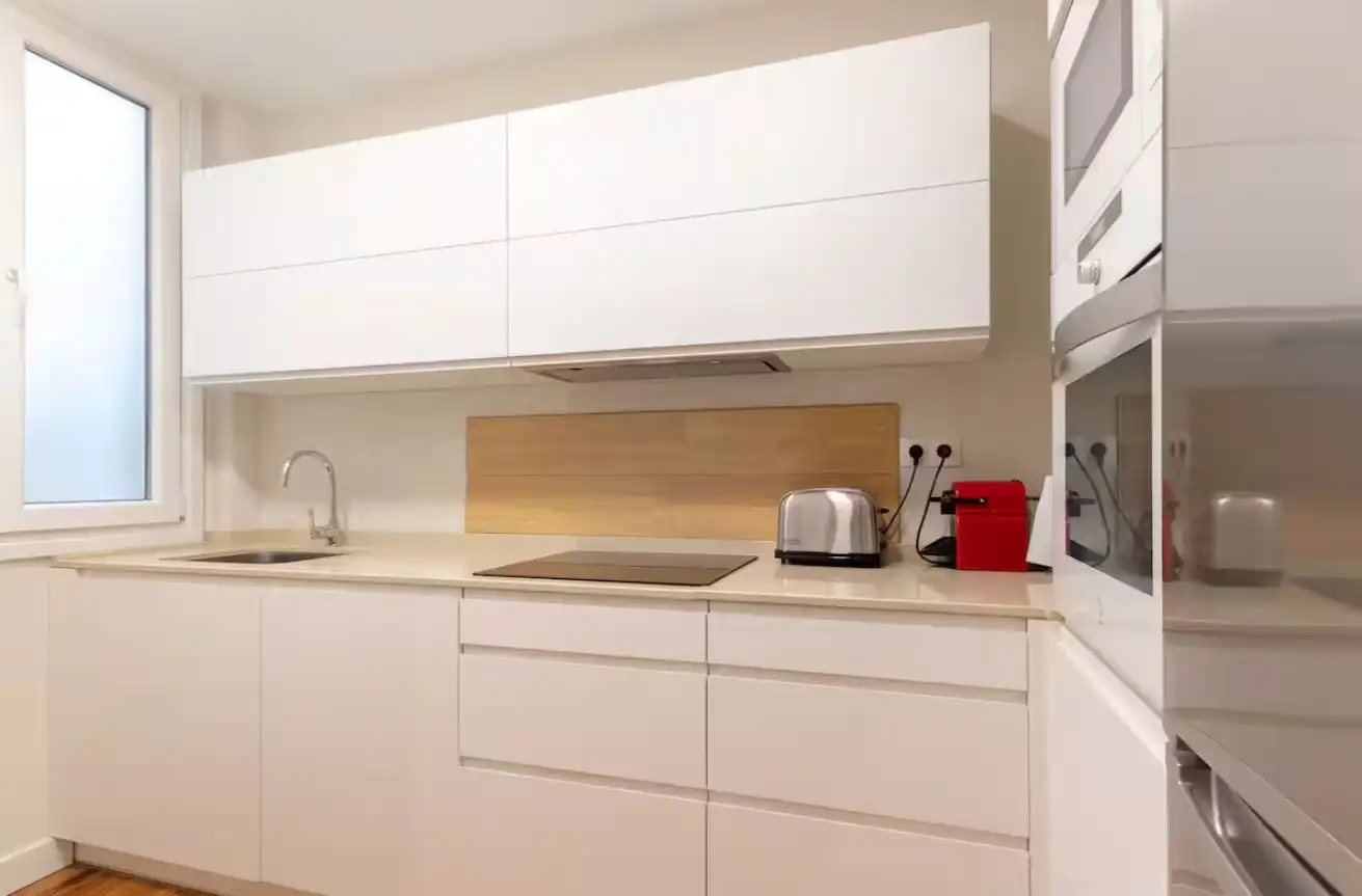 Cocina de Apartamento de alquiler en Bilbao  con Aire acondicionado, Amueblado y Horno