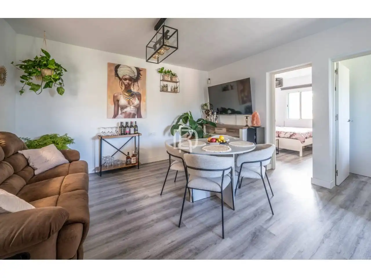 Sala d'estar de Pis en venda en Puerto de la Cruz amb Aire condicionat, Moblat i Balcó