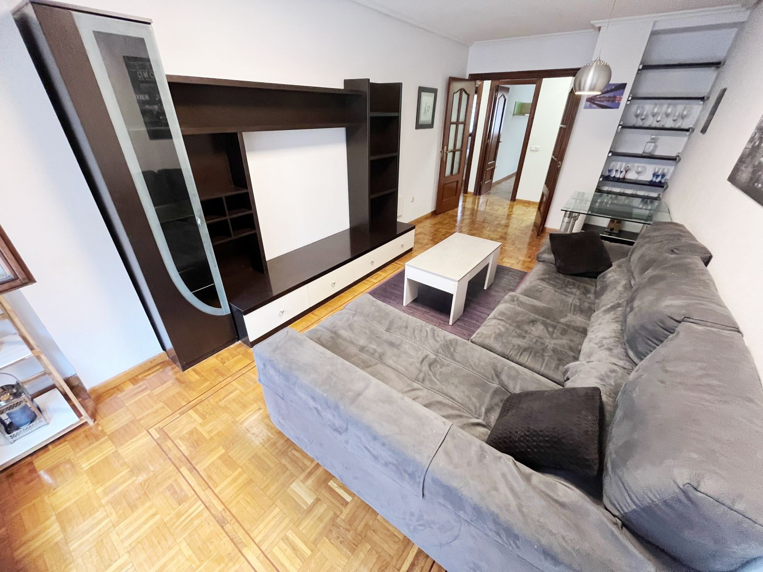 Living room of Flat for sale in Avilés  with Heating and Parquet flooring
