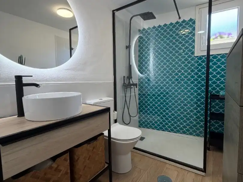 Bathroom of Flat for rent in Güímar  with Terrace, Furnished and Oven