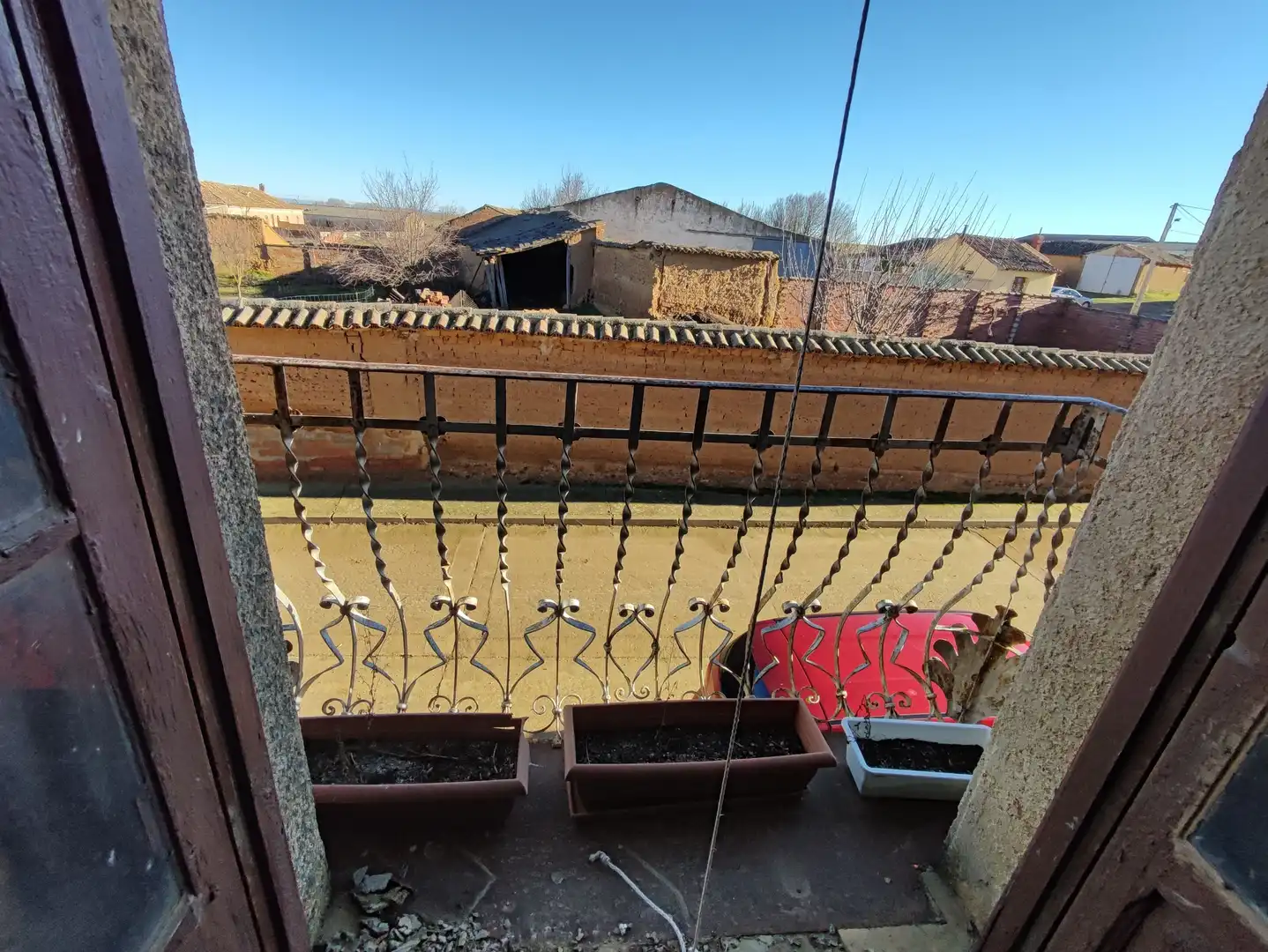 Terrassa de Finca rústica en venda en Osorno la Mayor amb Calefacció, Jardí privat i Terrassa