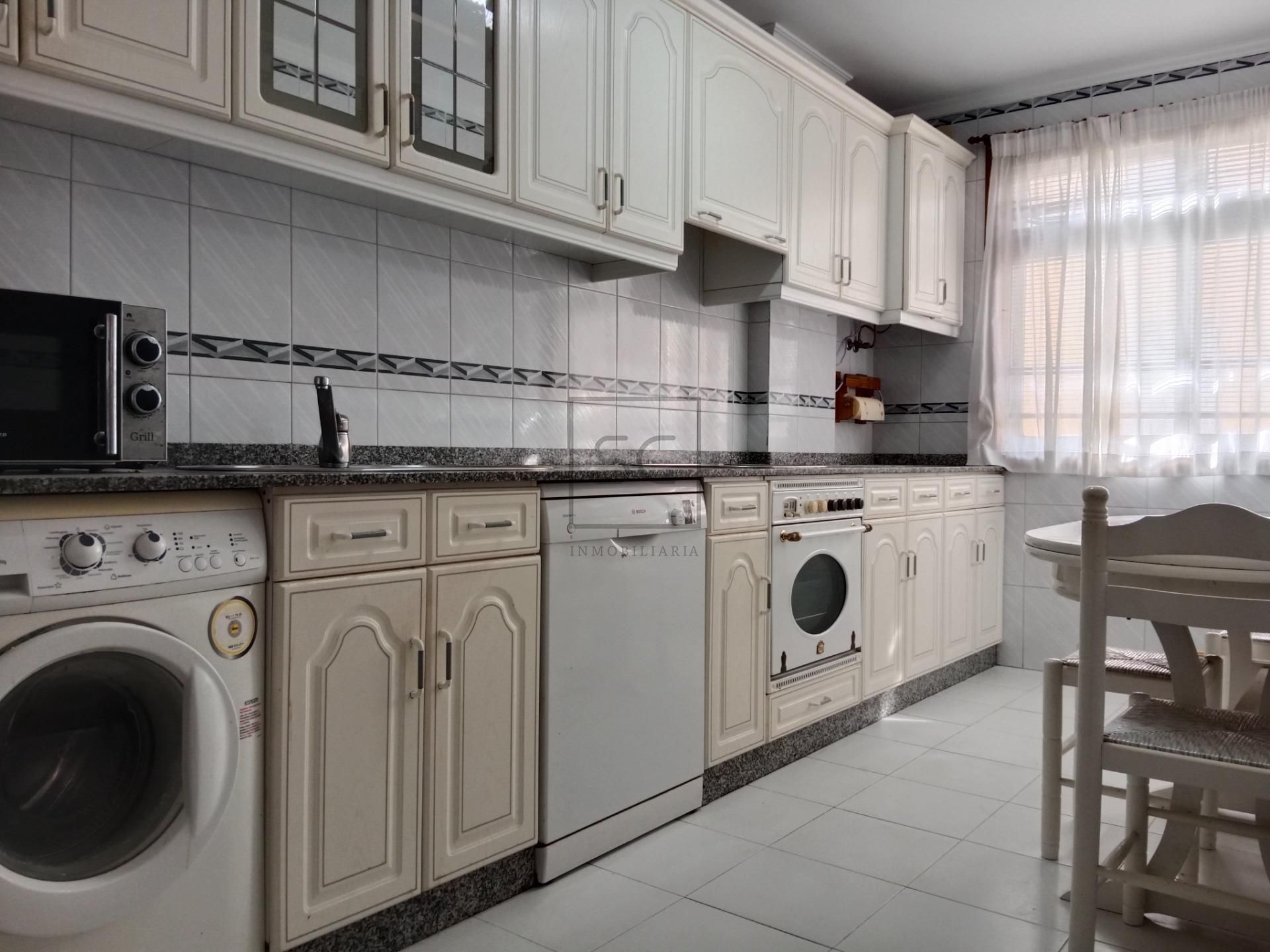 Kitchen of Flat for sale in Ferrol  with Parquet flooring and Storage room