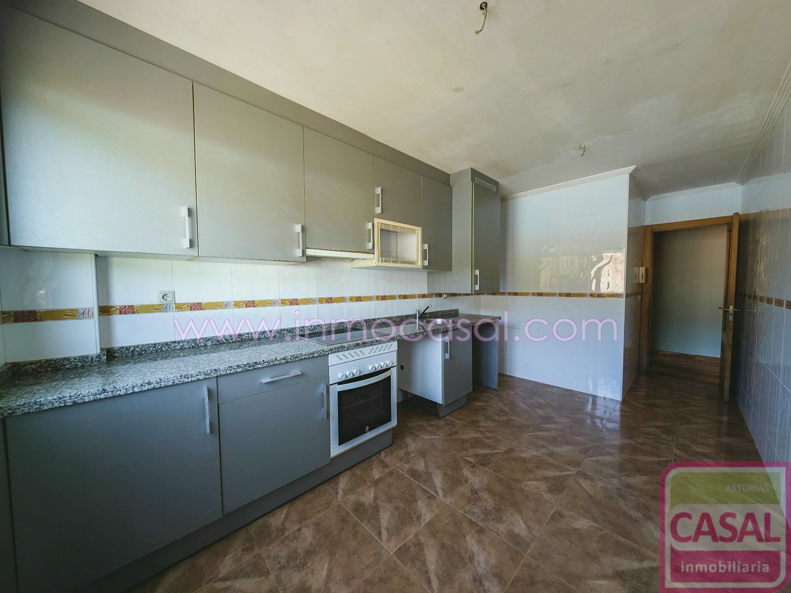 Kitchen of Flat for sale in Mieres (Asturias)  with Heating, Storage room and Furnished