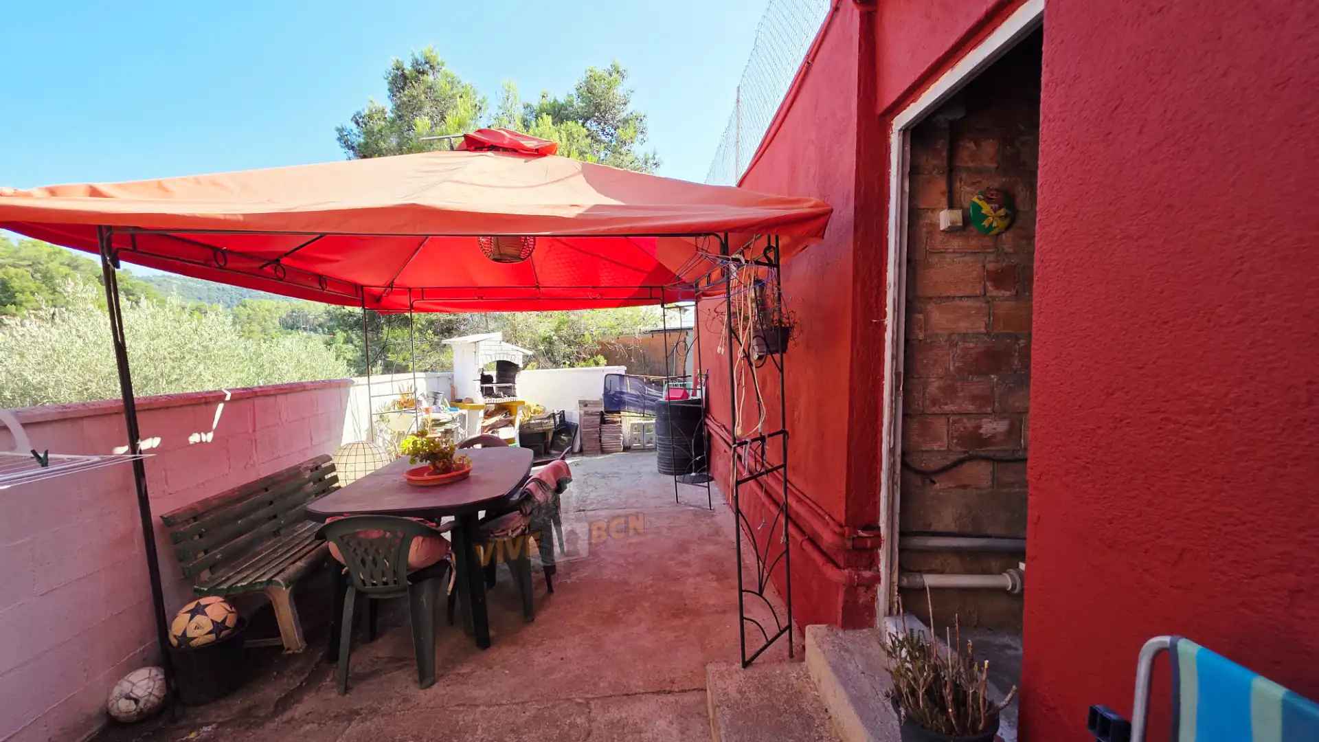 Terrassa de Casa o xalet en venda en Olesa de Bonesvalls amb Calefacció, Jardí privat i Terrassa