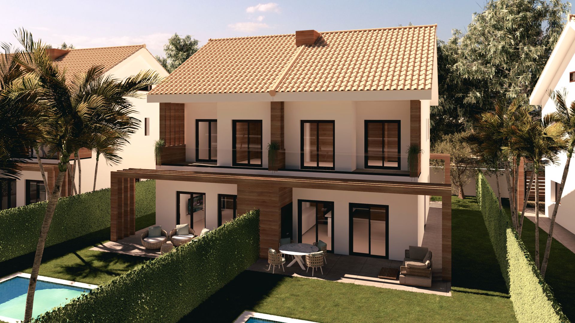 Casa adosada en venta en Aljaraque con Jardín privado, Terraza y Balcón