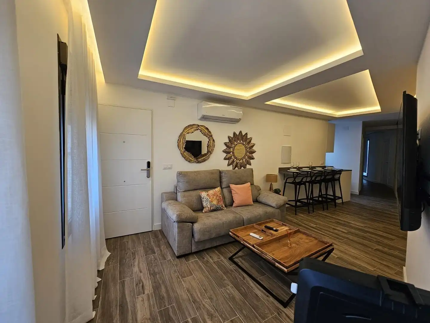 Wohnzimmer von Wohnung zur Miete in Córdoba mit Klimaanlage, Heizung und Terrasse